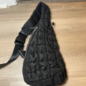 NWT Urban Outfitters Do Everything in Love Buckle Strap Quilted cross body